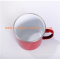 Taza del esmalte del Sunboat con la taza del agua del tamaño de encargo Vajilla antigua de la taza del agua potable de China